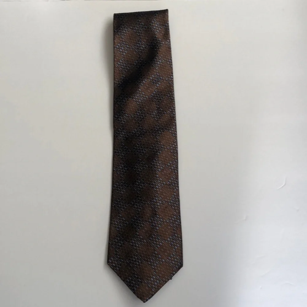 XMI Signature Brown and Blue Tie